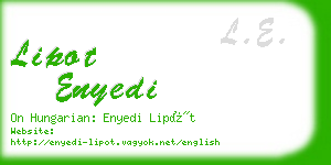 lipot enyedi business card